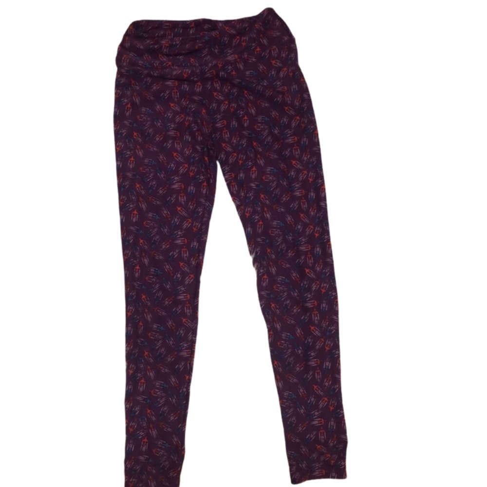 🖤 Lularoe One size leggings airplanes